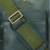 Perquisite Mark Bottle Green Crossbody