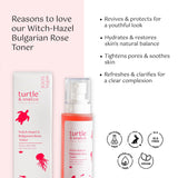 Turtle & Snail Witch Hazel and Bulgarian Rose Toner 111ml