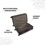 HEYS REVOLVER Purple Color Polycarbonate Material Hard Trolley