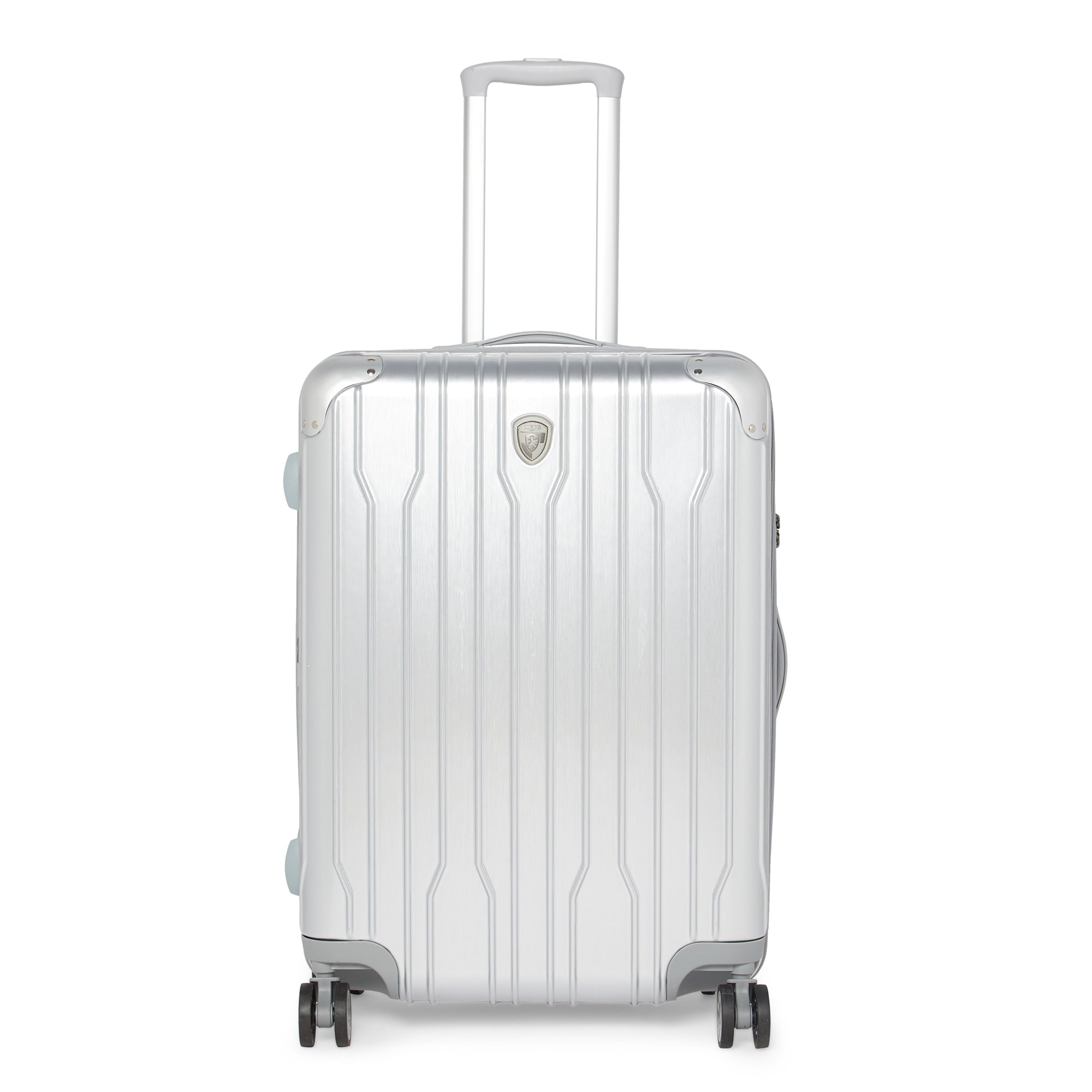 HEYS Xtrak Hard Medium Silver Luggage Trolley