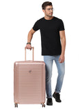 HEYS EDGE Range Rose Gold Color Hard Luggage