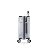 Heys TEKNO Silver Color Polycarbonate Material Hard Trolley