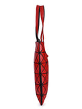 BAOMI Geometric Bucket Soft Red Handbag