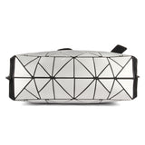 BAOMI Geometric Tote Range Silver Color Soft One Size Handbag