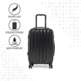 SWISSBRAND SION Range Black  &  Black Color Hard Cabin Luggage