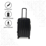 SWISSBRAND SION Range Black  &  Black Color Hard Cabin Luggage