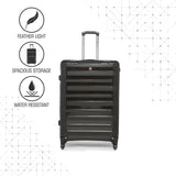 SWISSBRAND SION Range Black  &  Black Color Hard Cabin Luggage