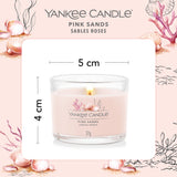 Yankee Candle Filled Votive Scented Candles - Pink Sands (Pack of 3)