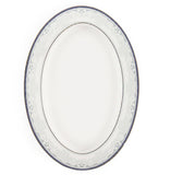 Hitkari Porcelain Dinner Set for 6 | 33 Pcs.| Luxury Dinnerware with Pure Platinum Lining