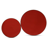 Hitkari Porcelain Crimson Rose 18 Pcs. Dinner Set for 6|Glazed Dinnerware for 6