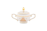 Hitkari Porcelain Jannat Tea Set of 17|Luxury Tea Cup saucer with Elegant Design |Golden