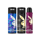 Playboy Generation Man + Vip M + Queen Of The Game F Deo Combo Set 450ml (Pack of 3) For Him & For Her