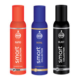 Smart Collection Rapid + Royal + Blast Deo Combo Set For Men (150ml each)