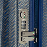 RONCATO WE ARE TEXTURE HARD LUGGAGE BLUE 21"