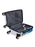 Baomi 632 Printed Blue Hard Trolley