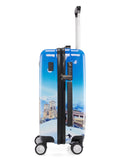 Baomi 632 Printed Blue Hard Trolley