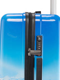 Baomi 632 Printed Blue Hard Trolley