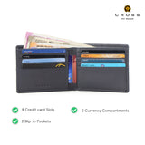 CROSS PHEONIX SLIM WALLET+CARD CASE- NAVY