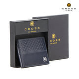 CROSS PHEONIX SLIM WALLET+CARD CASE- NAVY