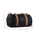 CROSS ANDREW GYM BAG WITH SHOE COMPARTMENT - BLACK