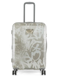 DKNY REBELLION Range Storm Grey & White Color Hard Case Abs Pc Film Medium Size LUGGAGE