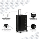 DKNY BLAZE HS Range Black Color Hard Luggage