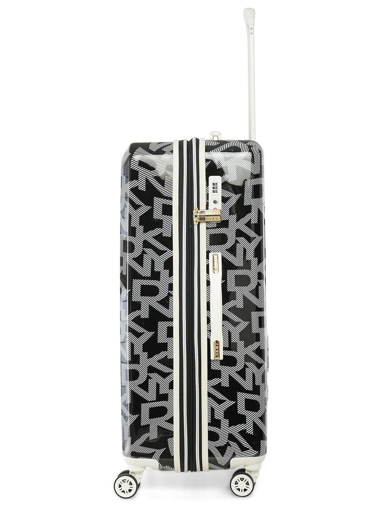 DKNY SIGNATURE HARDSIDE Range Black & White Color Hard Case Abs Pc