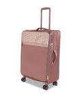 DKNY QUILTED SOFT Range Rose Gold Color Soft Luggage