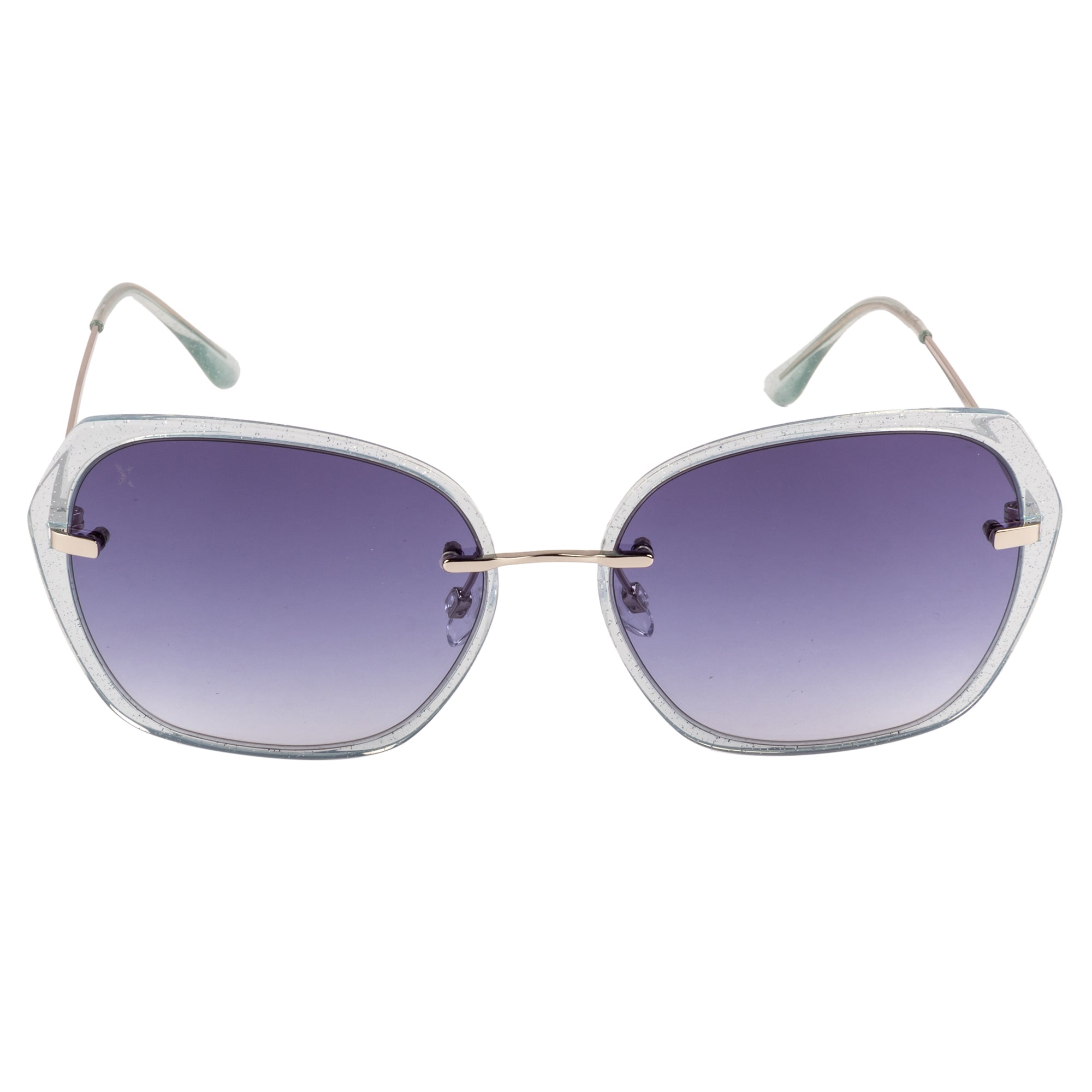 Xpres Oversized Sunglasses with Blue Lens for Women