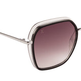 Xpres Oversized Sunglasses with Black Lens for Women