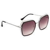 Xpres Oversized Sunglasses with Black Lens for Women