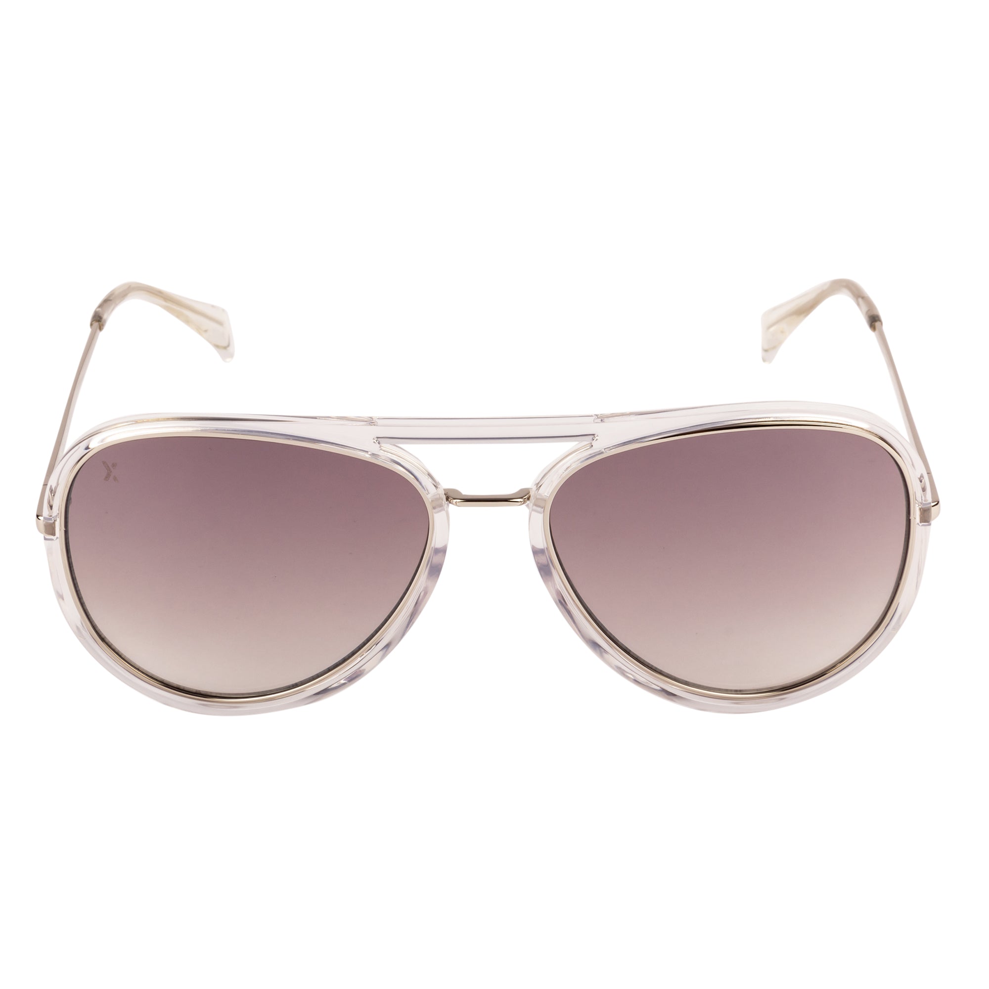 Xpres Aviator Sunglasses with Grey Gradient Lens for Unisex