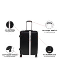 Calvin Klein AVENUE LANES Range Hard Luggage Trolley