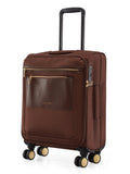 Calvin Klein UNION SQUARE Brunette Color 900D Oxford Polyster Material Soft 21" Cabin Trolley