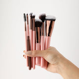 Luxie Complete Face Brush Set - Rose Gold