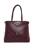 MARINA GALANTI Purple Color Soft PU Material Medium Size Shopping Bag - MB0355SG3026
