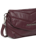 MARINA GALANTI Maroon Color Soft PU Material Medium Size Shoulder Bag