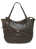 MARINA GALANTI Dark Brown Color Soft PU Material Medium Size Shopping Bag - MB0360SG3006