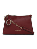 MARINA GALANTI Red Color Soft PU Material Medium Size Crossbody Bag - MB0370CY2069