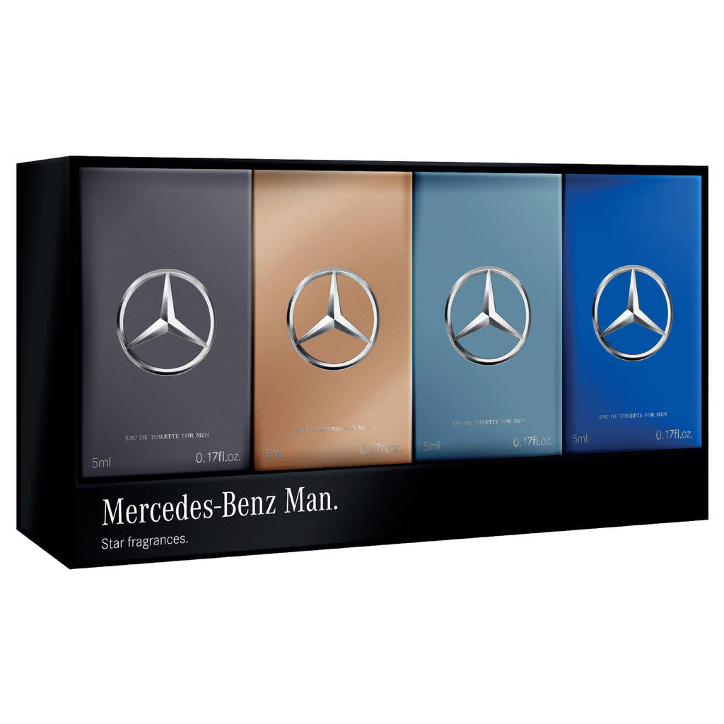 Mercedes Benz Men Set Of 4 Mini Eau De Toilette Perfume 5ml Each