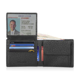 Police HULKIN OVERFLAP COIN WALLET-BLACK