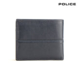 Police NATE BIFOLD COIN WALLET- Navy