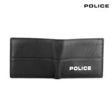 Police NATE OVERFLAP COIN WALLET-Black