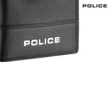 Police NATE OVERFLAP COIN WALLET-Black