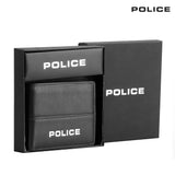 Police NATE OVERFLAP COIN WALLET-Black