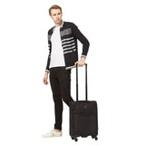 SWISSBRAND Hamilton Soft Body Cabin Black Luggage Trolley